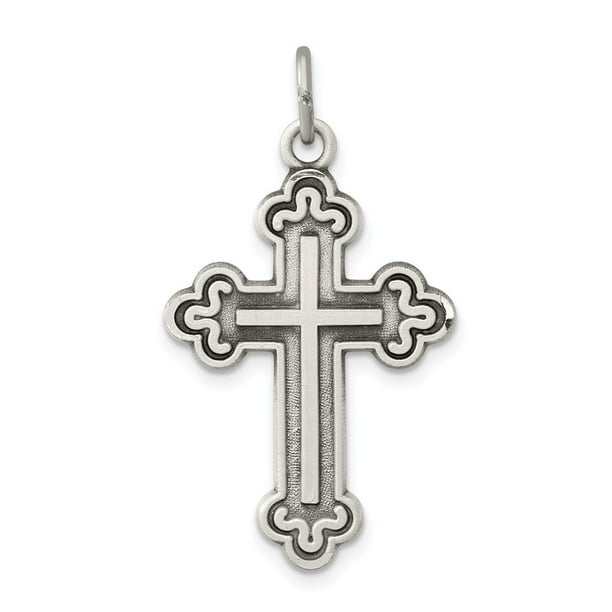 925 Sterling Silver Multi Color Crystal Budded Cross Necklace Pendant Charm Religious Fancy Fine Jewelry Gifts For Women For Her 925 Sterling Silver Multi Color Crystal Budded Cross Necklace Pendant Charm Religious Fancy Fine Jewelry Gifts For Women For Her
